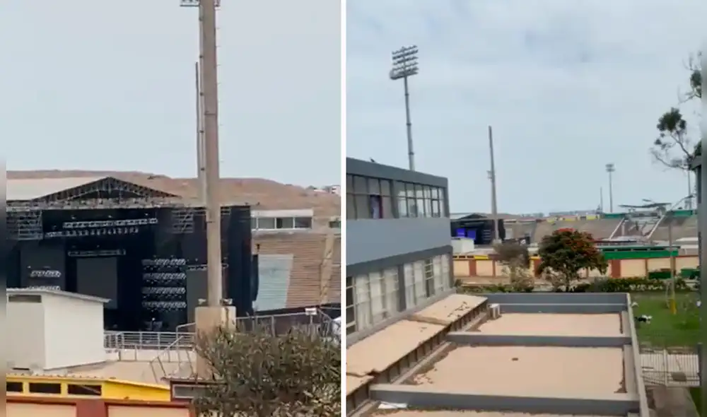 San Marcos. Desde la Facultad de Letras y Ciencias Humanas se escucha un fuerte ruido.  Foto: composición LR/difusión