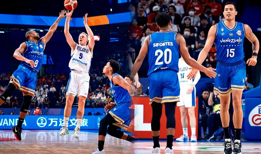 Venezuela se despide del Mundial de Baloncesto con una derrota ante Finlandia. Foto: composición LR/FIBA Venezuela se despide del Mundial de Baloncesto con una derrota ante Finlandia. Foto: composición LR/FIBA