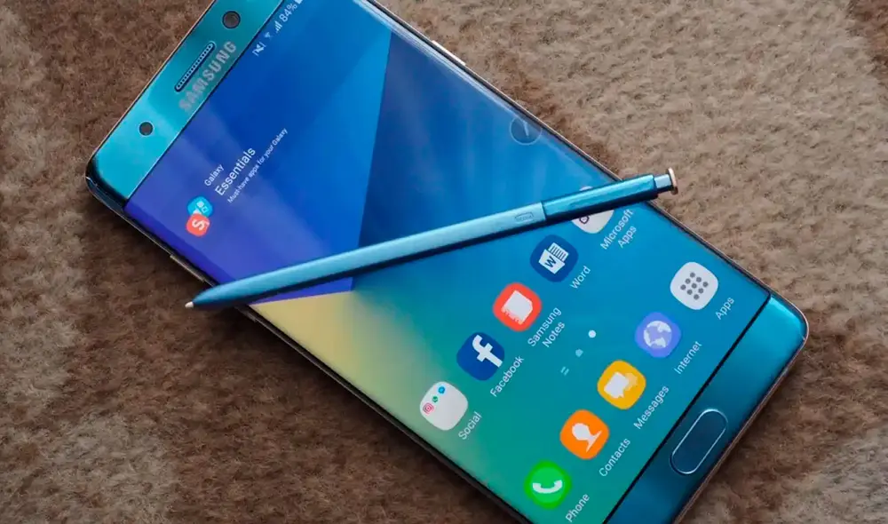 Así lucía el Galaxy Note 7 de Samsung. Foto: El Androide Libre