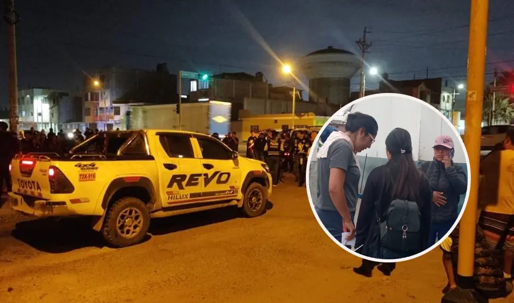 Trujillo. Crimen se perpetró en plena vía pública. Foto: composición LR/Sergio Verde