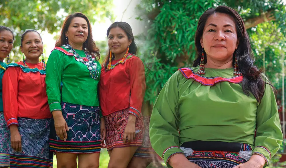Adelina Maldonado es considerada por Forbes una de las mujeres más importantes de Perú en 2023. Foto: composición LR/Shipibo Collective