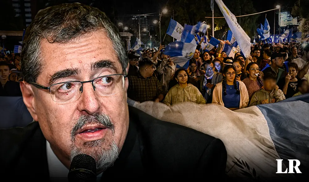 Arévalo hizo un llamado a toda la población “a unir fuerzas en defensa de la democracia”. Foto: composición LR/ AFP