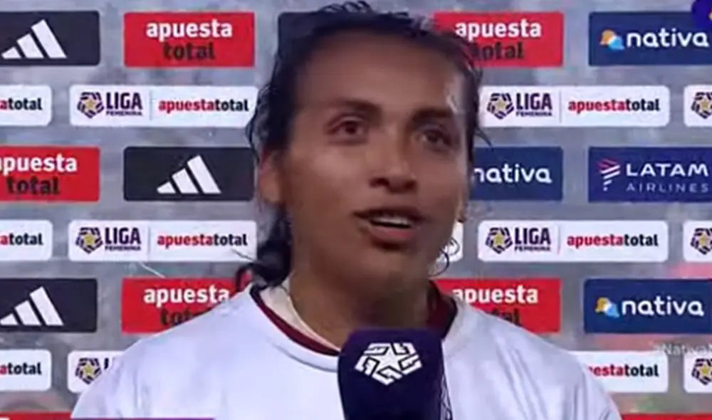 Luz Campoverde es la goleadora de Universitario en la liga femenina. Foto: captura de Nativa Luz Campoverde es la goleadora de Universitario en la liga femenina. Foto: captura de Nativa