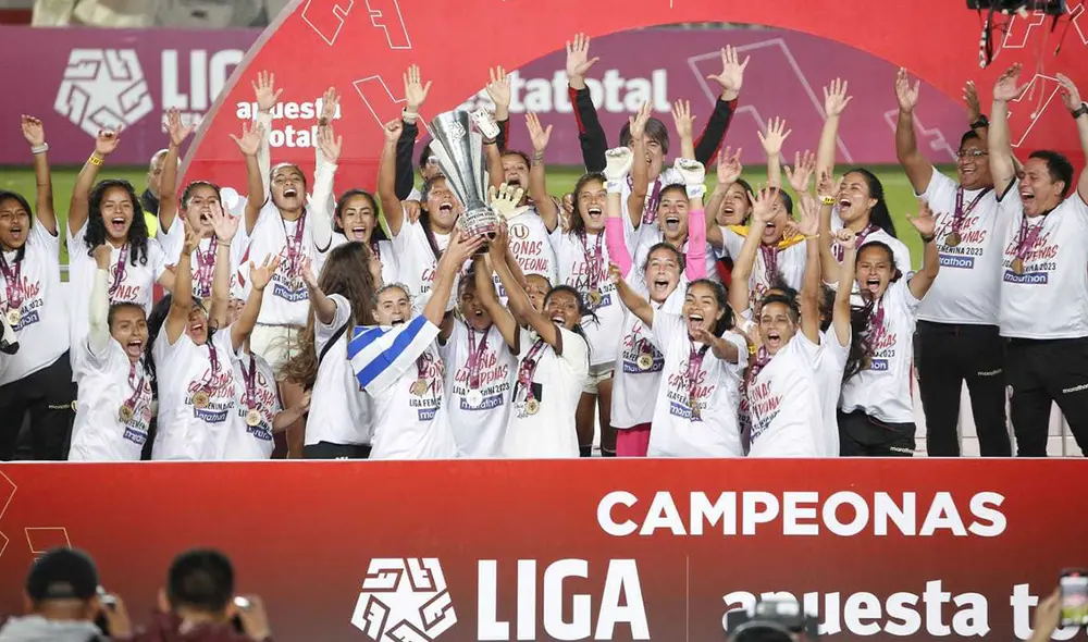 Además de ser campeón, Universitario batió el récord de asistencia para un partido de fútbol femenino en Sudamérica. Foto: Antonio Melgarejo/GLR