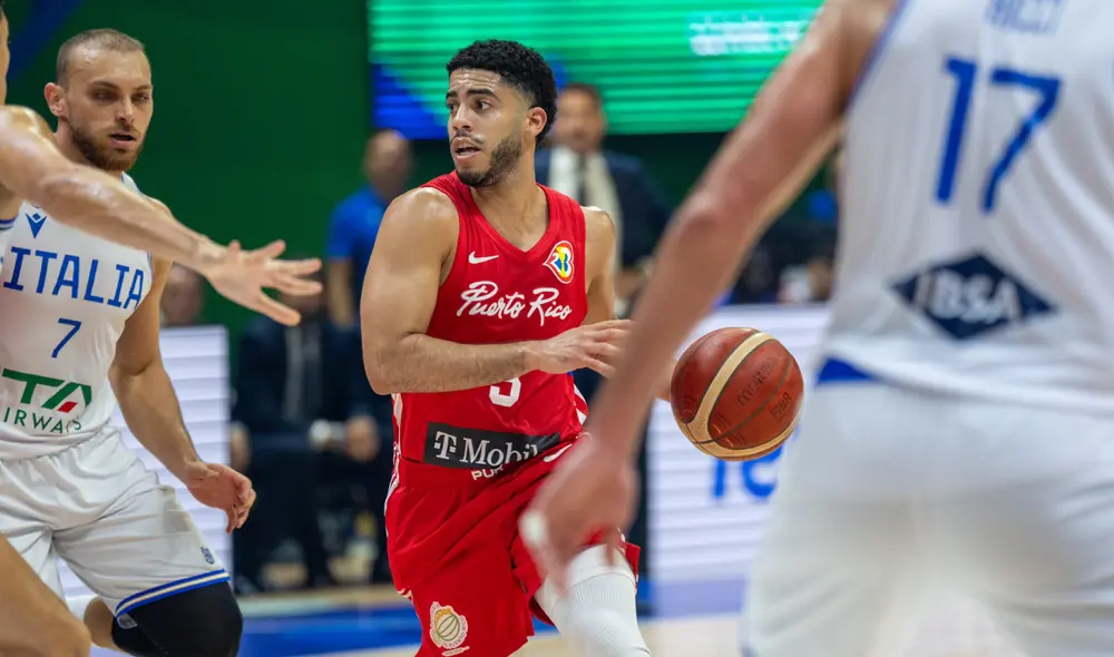 Italia avanza a cuartos de final en el Mundial de Baloncesto 2023. Foto: Federación de Baloncesto de Puerto Rico/Twitter
