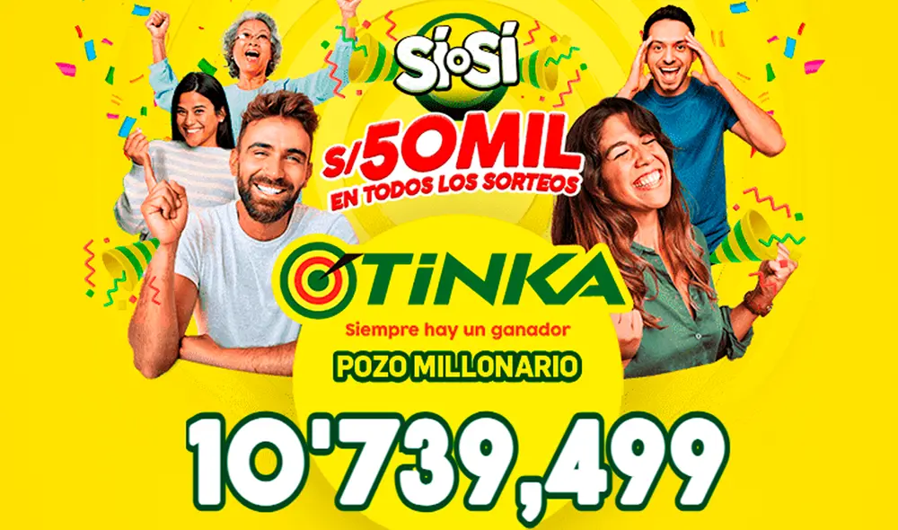 Podrás ver el sorteo de la Tinka de hoy a través de la señal de América Televisón. Foto: La Tinka Podrás ver el sorteo de la Tinka de hoy a través de la señal de América Televisón. Foto: La Tinka