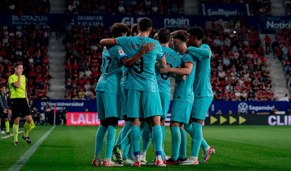 Los azulgranas sacaron una importante victoria en Pamplona por LaLiga. Foto: FC Barcelona Los azulgranas sacaron una importante victoria en Pamplona por LaLiga. Foto: FC Barcelona