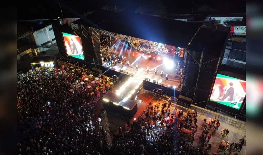 El concierto por el 51° aniversario de Armonía 10 fue en Aqualandia, un parque acuático. Foto: Maribel Mendo / URPI- La República