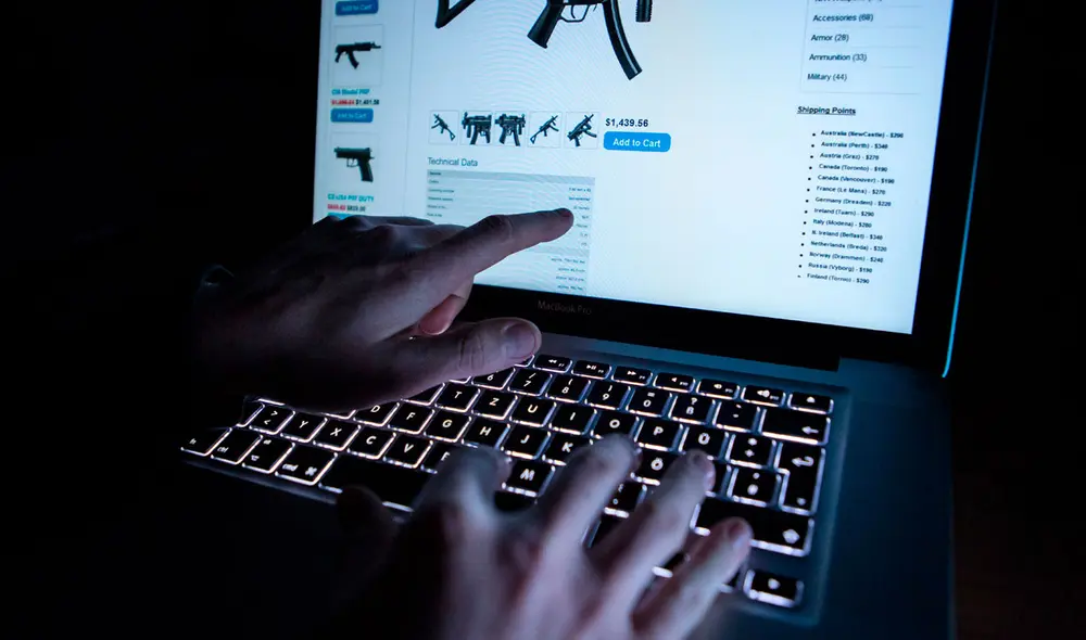 En la Dark Web puedes hallar, por ejemplo, venta de armas. Foto: Observer