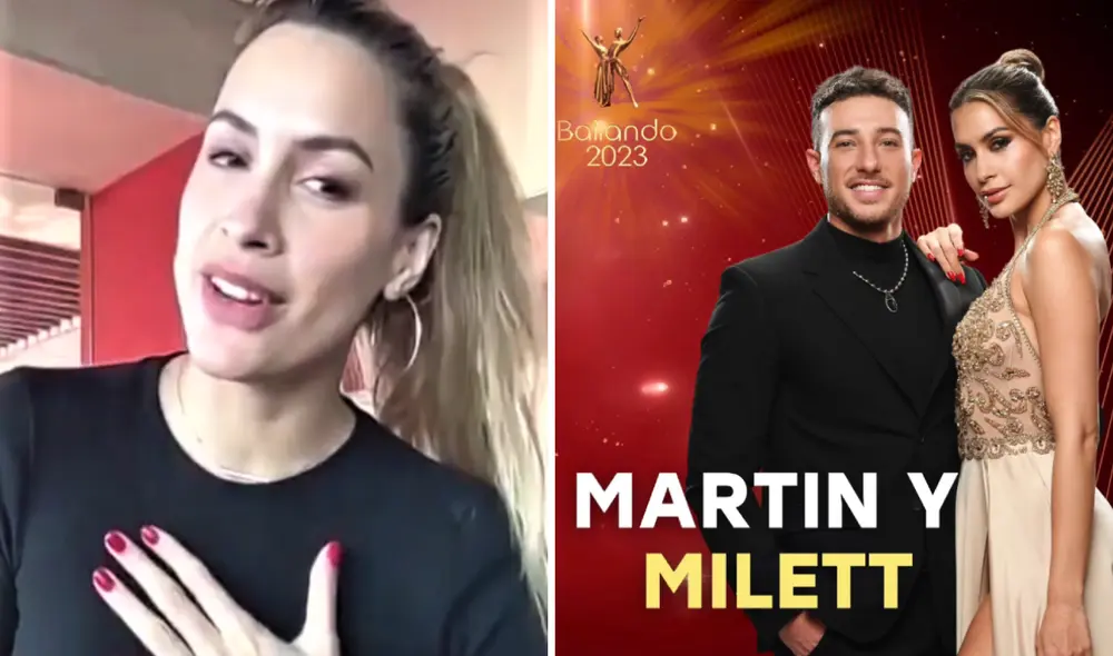 Milett Figueroa bailará junto a Martín Salwe en el reality de Marcelo Tinelli. Foto: composición LR/Willax TV/Instagram/Bailando 2023 - Video: Willax TV