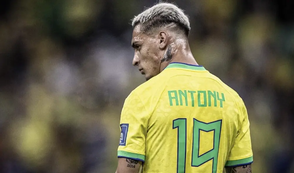 Antony fue internacional con la selección Brasil en Qatar 2022. Foto: Instagram/Antony Antony fue internacional con la selección Brasil en Qatar 2022. Foto: Instagram/Antony