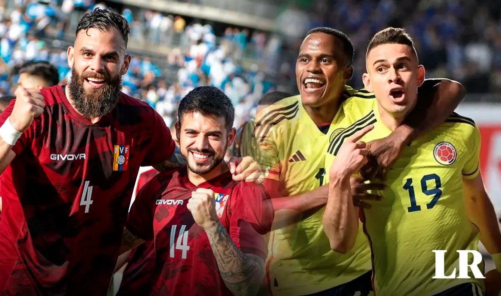 Venezuela debuta con Colombia en Barranquilla este jueves 7 de septiembre. Foto: composición LR / FVF / Colombia Venezuela debuta con Colombia en Barranquilla este jueves 7 de septiembre. Foto: composición LR / FVF / Colombia