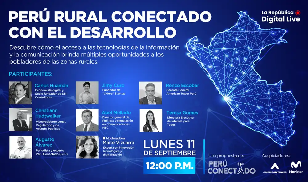 Perú Conectado | Foto: composición LR Perú Conectado | Foto: composición LR