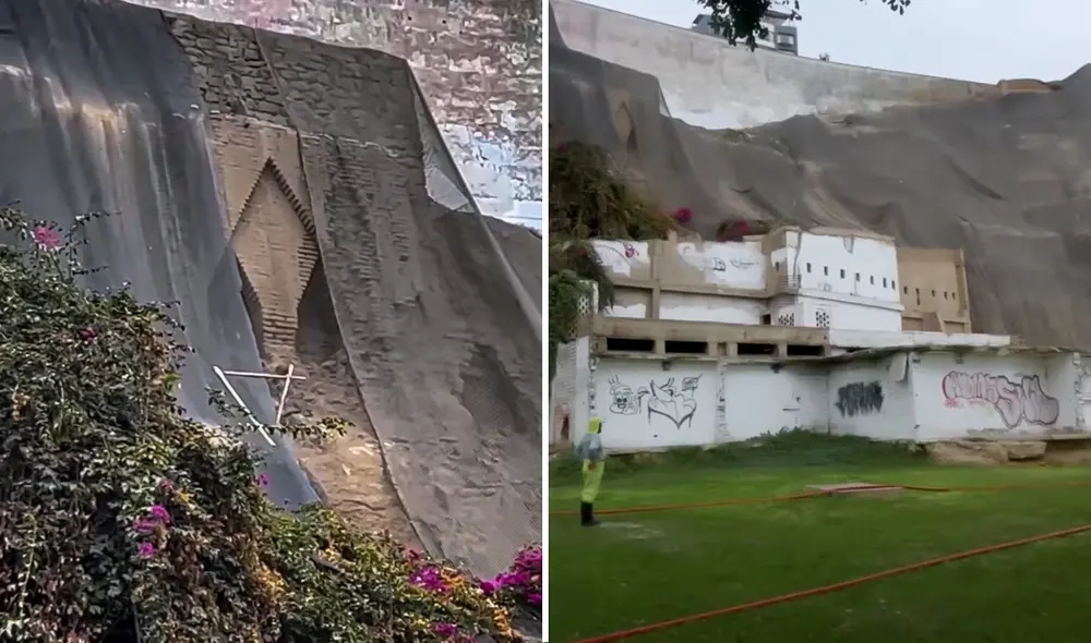 El insólito castillo abandonado fue construido el siglo pasado. Foto: composición LR/captura de YouTube