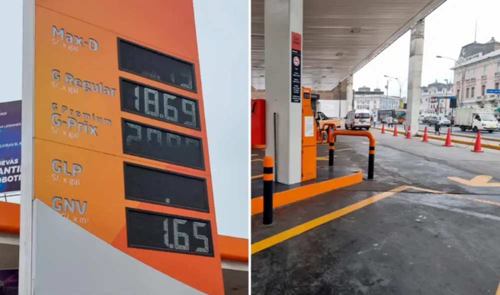 Se han reportado varias colas en grifos por el alza del combustible. Foto: composición LR
