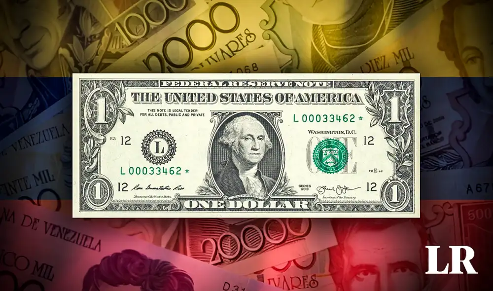 Este es el billete de 1 dolar que puedes vender por más de Bs. 18 billones. Foto: composición de Fabrizio Oviedo/La República/AFP/Freepik Este es el billete de 1 dolar que puedes vender por más de Bs. 18 billones. Foto: composición de Fabrizio Oviedo/La República/AFP/Freepik