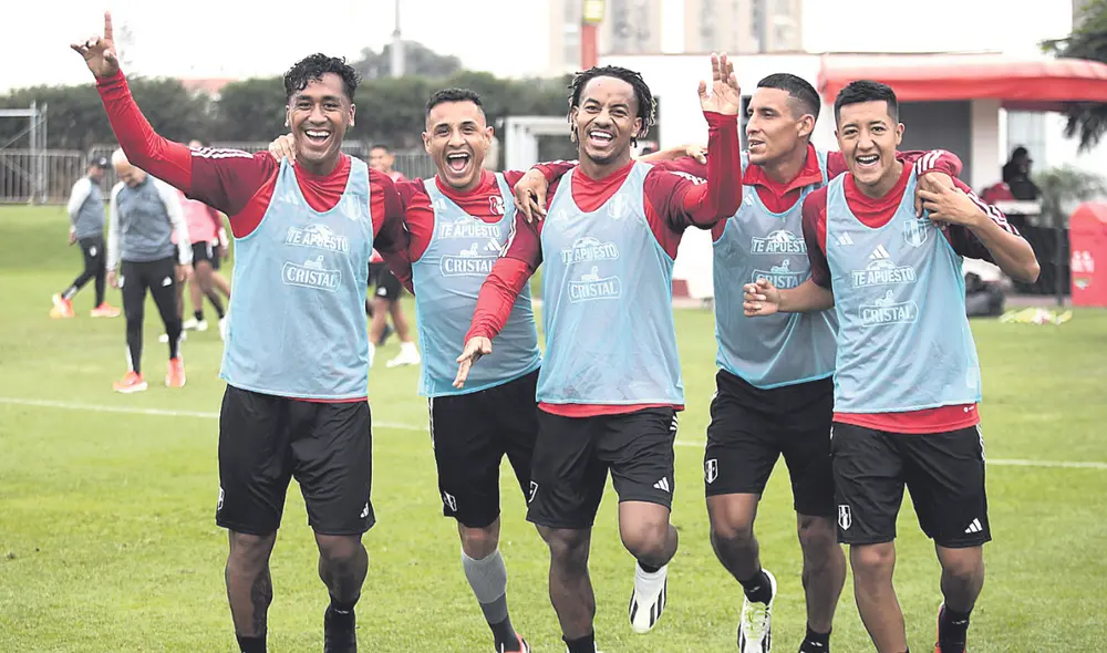 Optimismo. Los jugadores de la selección se preparan para luchar por un cupo al Mundial de Estados Unidos, México y Canadá. Foto: FPF