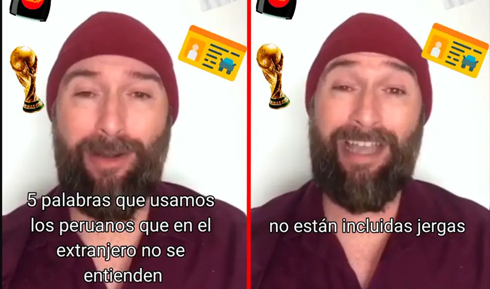 Conoce las palabras que solo se dicen en Perú. Foto: composición LR/captura de TikTok Conoce las palabras que solo se dicen en Perú. Foto: composición LR/captura de TikTok