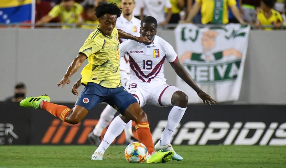 La última vez que Colombia y Venezuela jugaron en Barranquilla por las eliminatorias sudamericanas, fue victoria 3-0 para los cafeteros. Foto: EFE