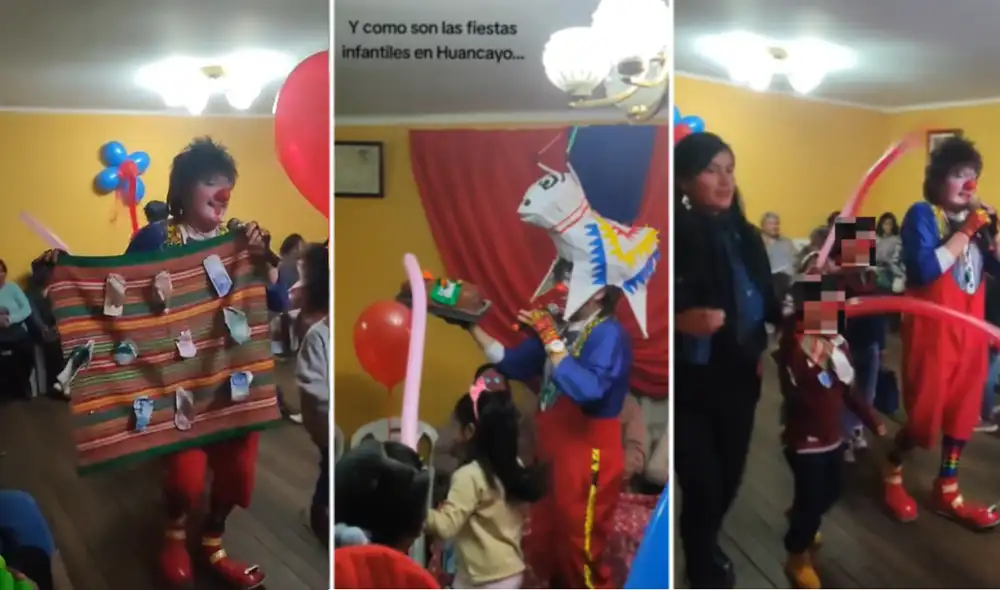 Los usuarios quedaron maravillados al ver cómo los niños celebraron el cumpleaños al estilo wanka. Foto: composición LR/TikTok/@diana_tefi Los usuarios quedaron maravillados al ver cómo los niños celebraron el cumpleaños al estilo wanka. Foto: composición LR/TikTok/@diana_tefi