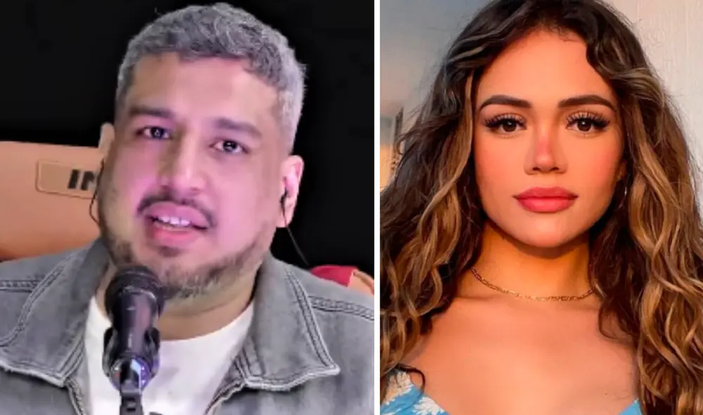 Antes de que los ampayaran besándose, Mayra Goñi sostuvo que solo tenía una amista con Ricardo Mendoza. Foto: composición LR/YouTube/No Somos TV/Instagram/Mayra Goñi