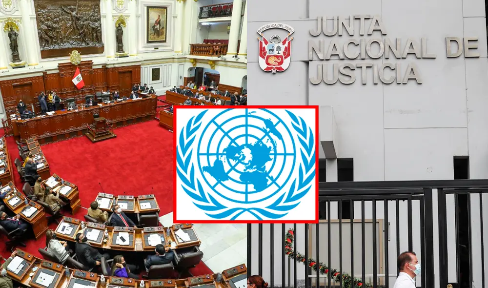 La JNJ rechazó la investigación sumaria realizará el Parlamento hacia sus miembros. . Foto: composición / Andina / Andina / ONU