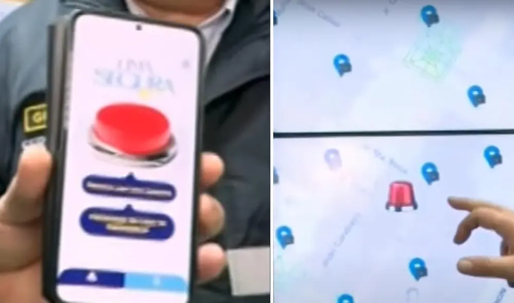 Botón estará conectado a una central de monitoreo de cámaras de seguridad. Foto y video: Panamericana