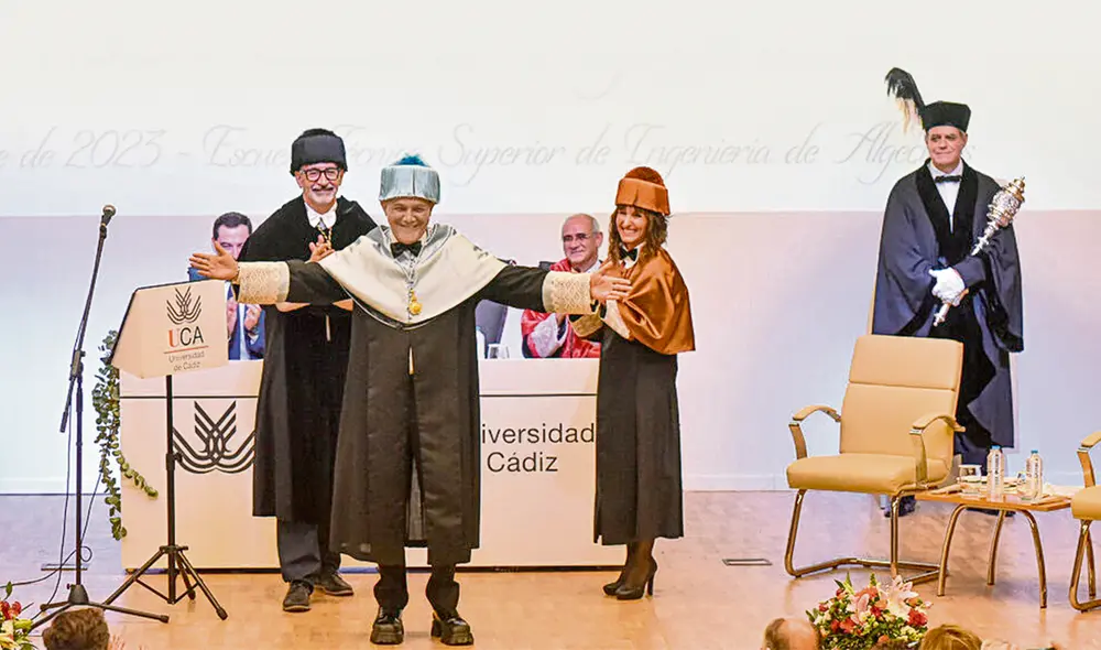 Alejandro Sanz investido doctor Honoris Causa. Foto. difusión