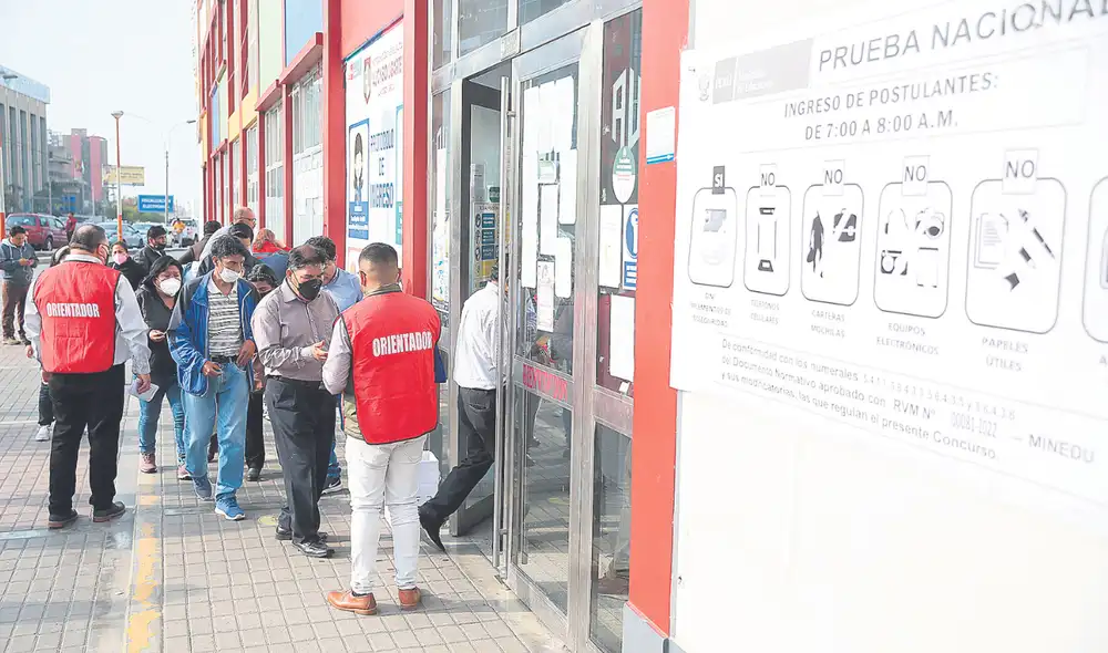 No más retrocesos. Docentes ya se han adecuado a rendir pruebas para ingresar y ascender a la carrera pública magisterial. Foto: difusión