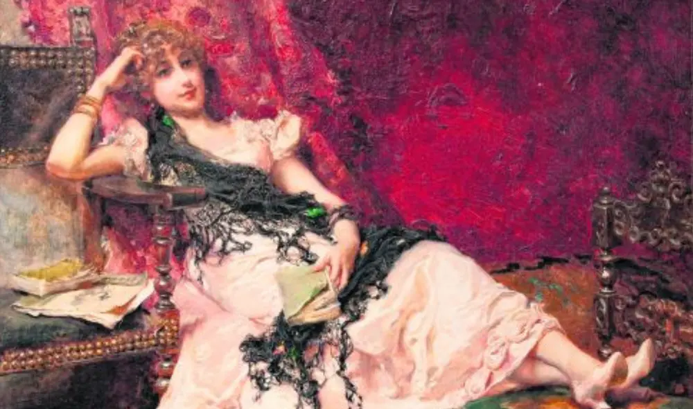 Pintura. El libro interesante, obra de Daniel Hernández. Foto: difusión Pintura. El libro interesante, obra de Daniel Hernández. Foto: difusión