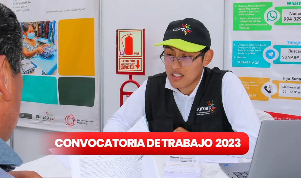 Conoce cómo postular a las prácticas de Sunarp, según tu región. Foto: composición LR/Sunarp