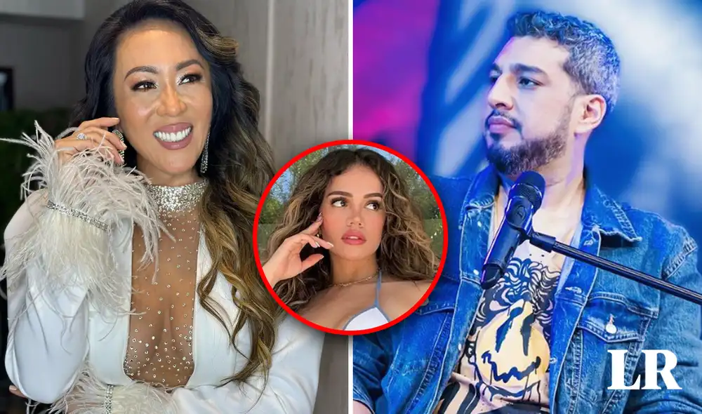 ¡Volvió a sorprender! Ricardo Mendoza llamó "amor" a Cathy Saenz. Foto: composición LR/Instagram