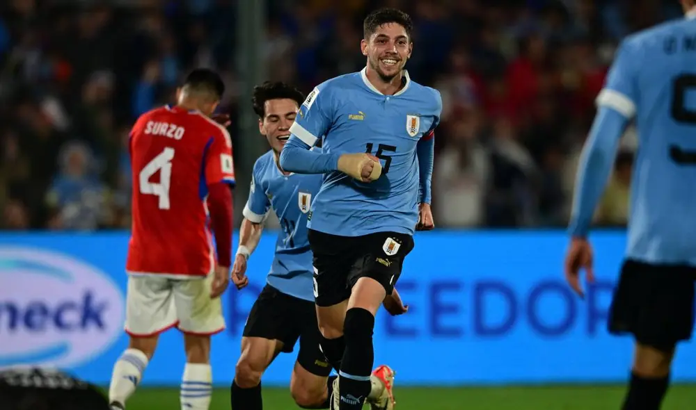 La Celeste enfrentó a la selección de Chile en Montevideo por la fecha 1 de las Eliminatorias. Foto: Conmebol La Celeste enfrentó a la selección de Chile en Montevideo por la fecha 1 de las Eliminatorias. Foto: Conmebol