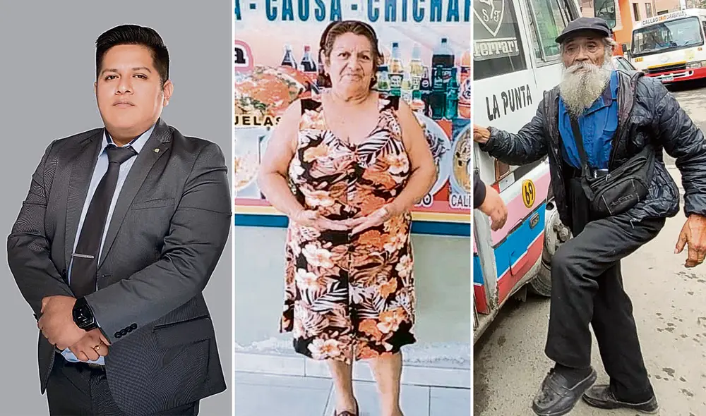 Estas 3 personas fueron víctimas de la extorsión en el país. Foto: composiciónLR Estas 3 personas fueron víctimas de la extorsión en el país. Foto: composiciónLR