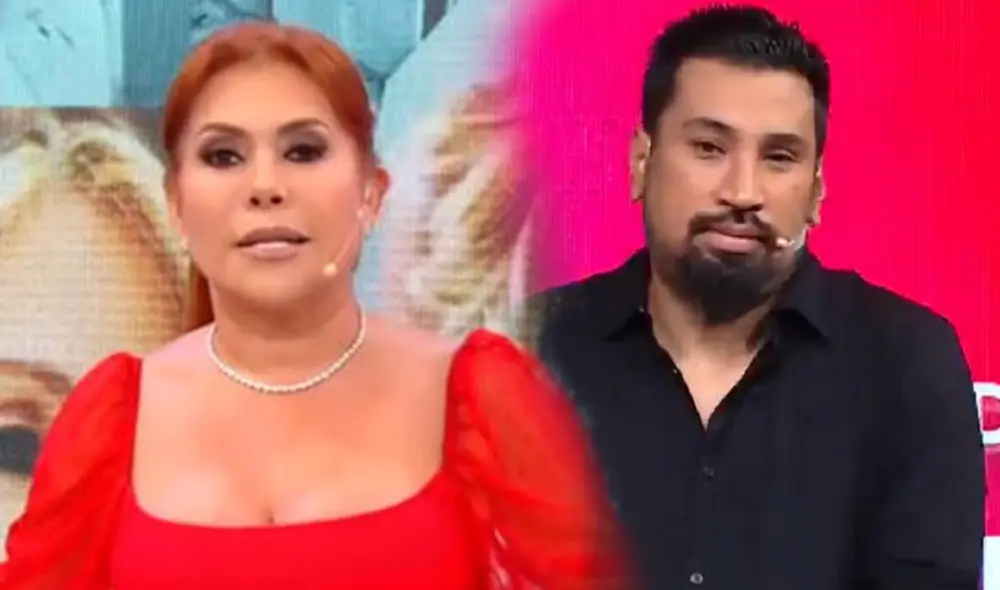 Magaly Medina no se amilana ante Aldo Miyashiro. Foto: composición LR/ATV/América TV