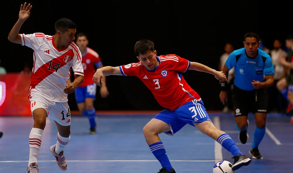 La selección peruana se vio ampliamente superada por Chile en casi todo el partido. Foto: Conmebol La selección peruana se vio ampliamente superada por Chile en casi todo el partido. Foto: Conmebol