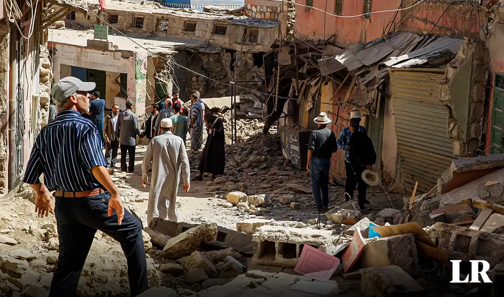 El terremoto en Marruecos deja al menos 1.037 muertos. Foto: composición LR/EFE