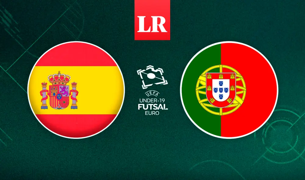 ¿A qué hora y dónde ver España vs Portugal? Consulta aquí todo sobre la final del Europeo Sub 19 de Futsal 2023. Foto: composición LR