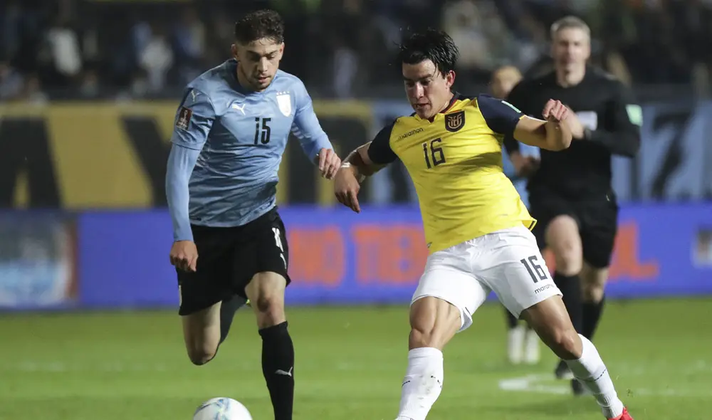 Uruguay vs. Ecuador: ambas selecciones clasificaron al último Mundial de la FIFA. Foto: AFP