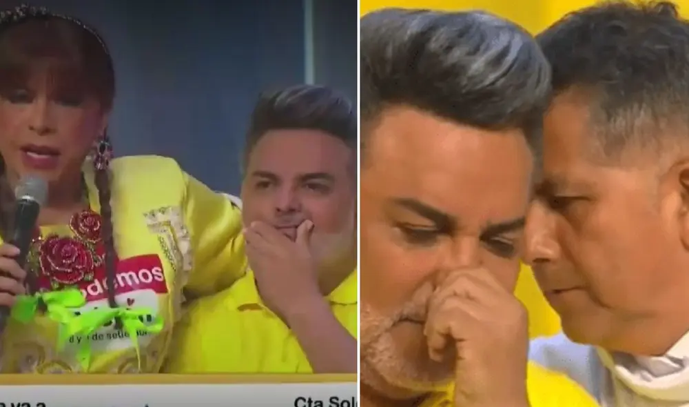 Andrés Hurtado recibió consuelo por parte de Ernesto Pimentel en la Teletón 2023. Foto: composición LR/captura de YouTube Andrés Hurtado recibió consuelo por parte de Ernesto Pimentel en la Teletón 2023. Foto: composición LR/captura de YouTube