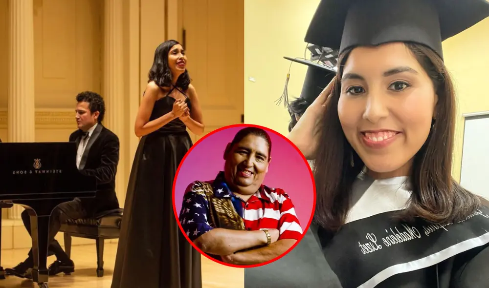 Madeleine Gutiérrez, hija de Tongo, es una destacada mezzosoprano del Perú. Foto: composición LR/@madeleinegutierrezmezzo/captura de Instagram