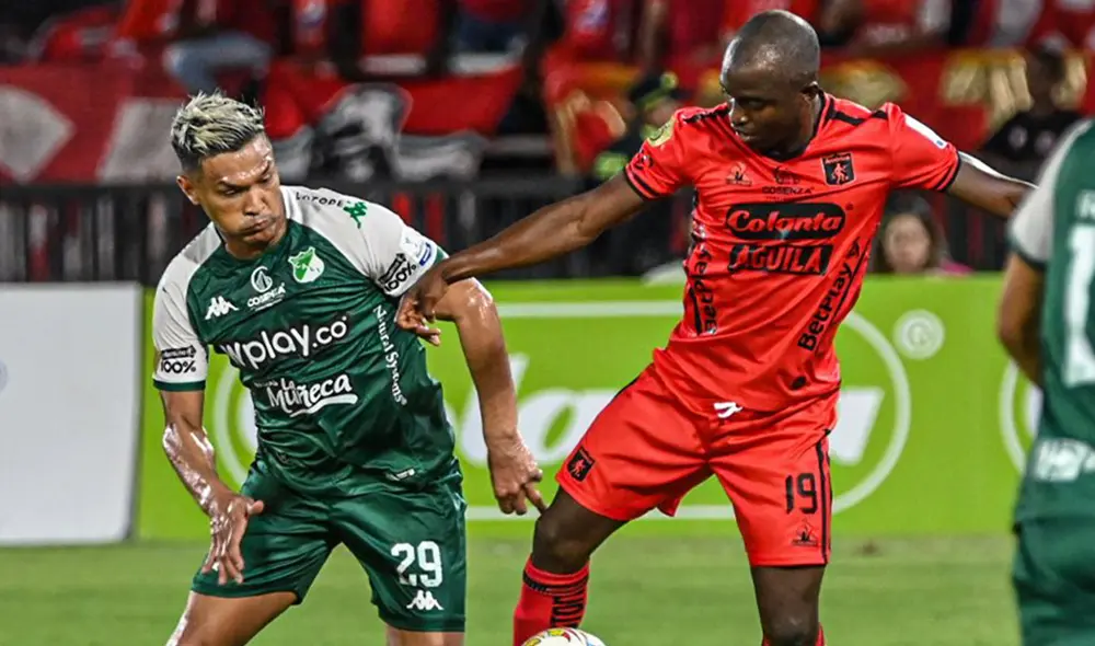 El club escarlata se impone por la mínima en este clásico ante Deportivo Cali. Foto: América de Cali | Video: Win Sports+
