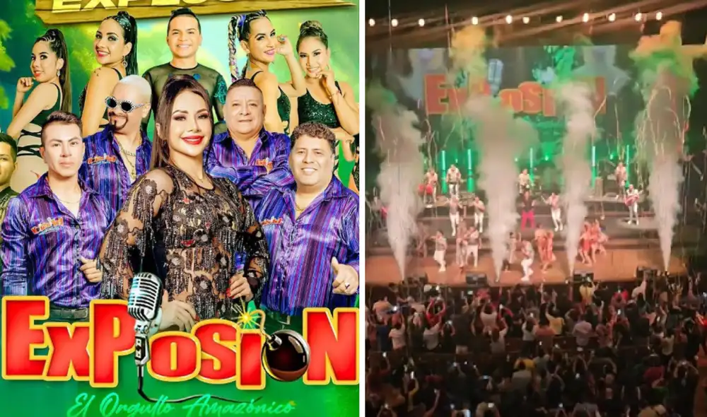 Explosión de Iquitos también tuvo como invitado a Mauricio Mesones en el concierto en el Gran Teatro Nacional. Foto: composición LR/Instagram/Explosión de Iquitos/TikTok - Video: TikTok Explosión de Iquitos también tuvo como invitado a Mauricio Mesones en el concierto en el Gran Teatro Nacional. Foto: composición LR/Instagram/Explosión de Iquitos/TikTok - Video: TikTok