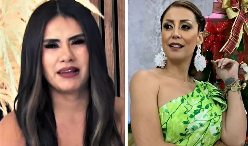 Thamara Gómez sostuvo que Karla Tarazona era déspota. Foto: composición LR/YouTube/Hablemos de belleza/Instagram/Karla Tarazona