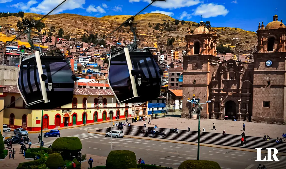 Un teleférico es la futura obra de gran envergadura en Puno. Foto: composición LR/Álvaro Lozano Un teleférico es la futura obra de gran envergadura en Puno. Foto: composición LR/Álvaro Lozano