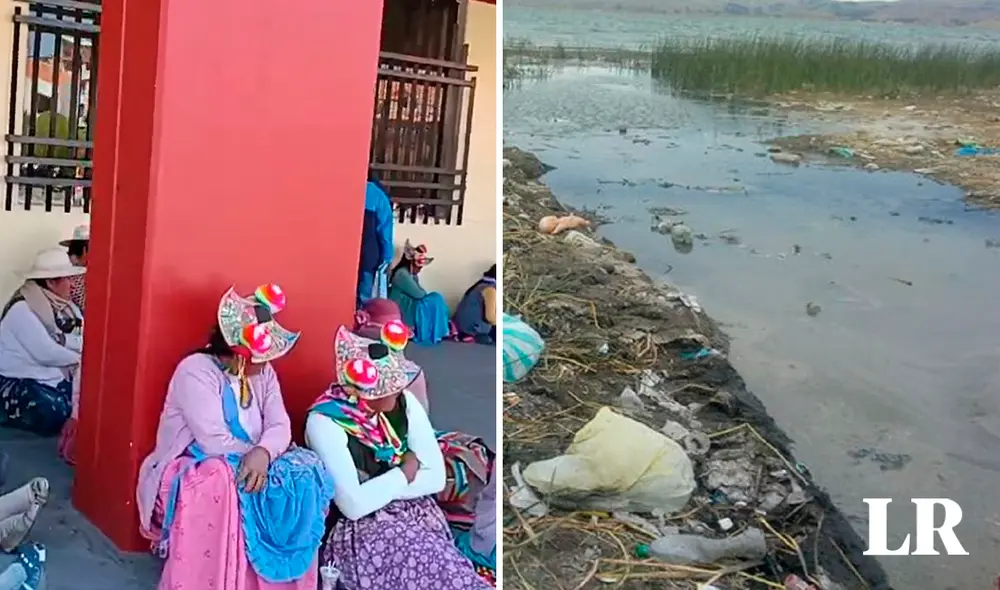 Mujeres y hombre de Puno realizaron plantón y pidieron que las obras de saneamiento se ejecuten. Foto: composición LR/Video: Liubomir Fernández Mujeres y hombre de Puno realizaron plantón y pidieron que las obras de saneamiento se ejecuten. Foto: composición LR/Video: Liubomir Fernández