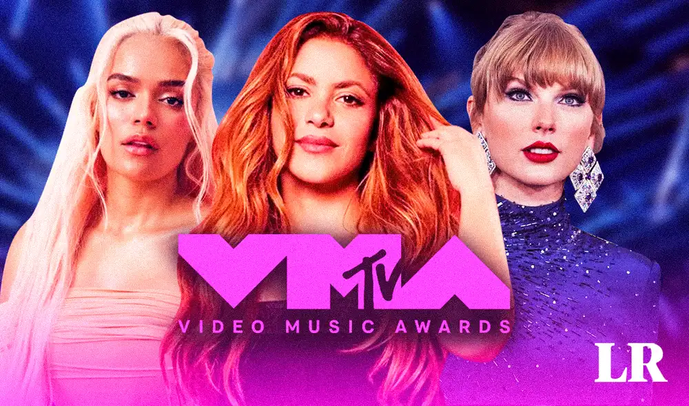 Shakira y más artistas se presentarán en los MTV VMA 2023. Foto: composición de Fabrizio Oviedo/La República/MTV/difusión