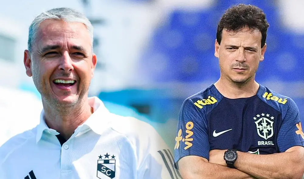 Tiago Nunes y Fernando Diniz coincidieron en el Athletico Paranaense en el 2018. Foto: composición GLR Tiago Nunes y Fernando Diniz coincidieron en el Athletico Paranaense en el 2018. Foto: composición GLR