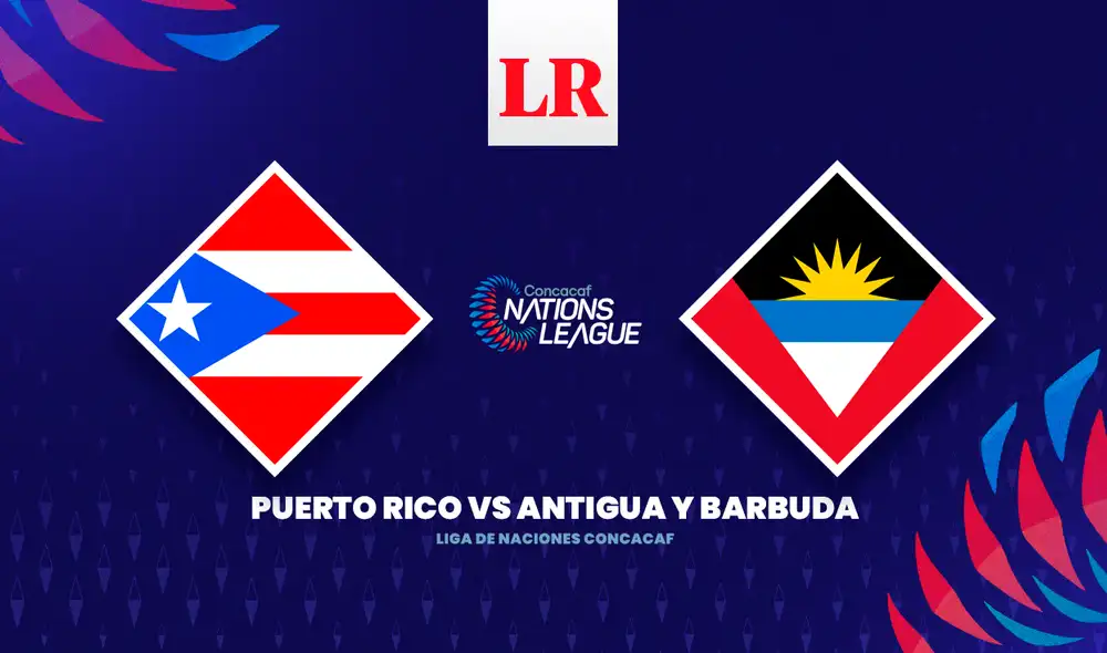 Puerto Rico vs. Antigua y Barbuda se miden por la Nations League de la Concacaf. Foto: composición LR