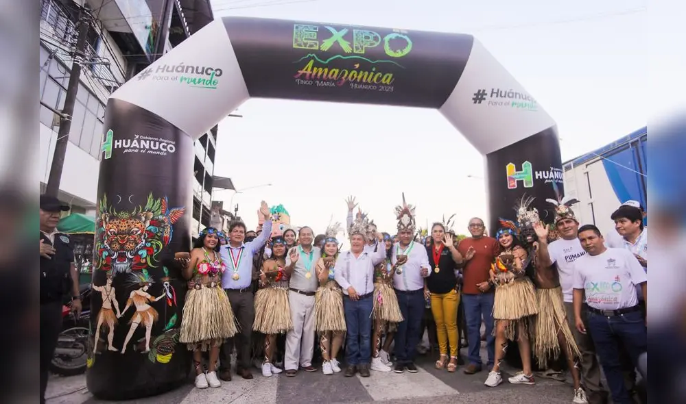La Expoamazónica reúne a empresarios y emprendedores de Ucayali, San Martín, Amazonas, Madre de Dios y Loreto. Foto: Gobierno Regional de Huánuco